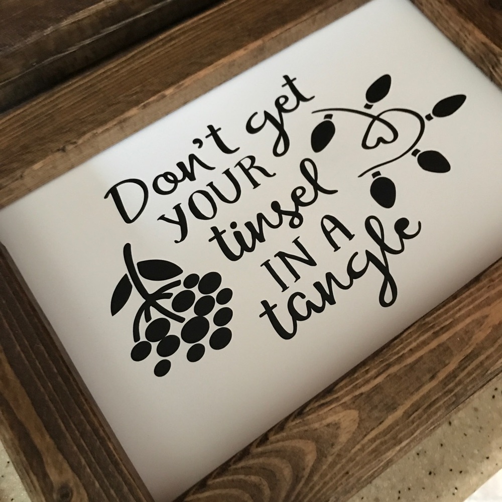 Farmhouse wood sign Christmas